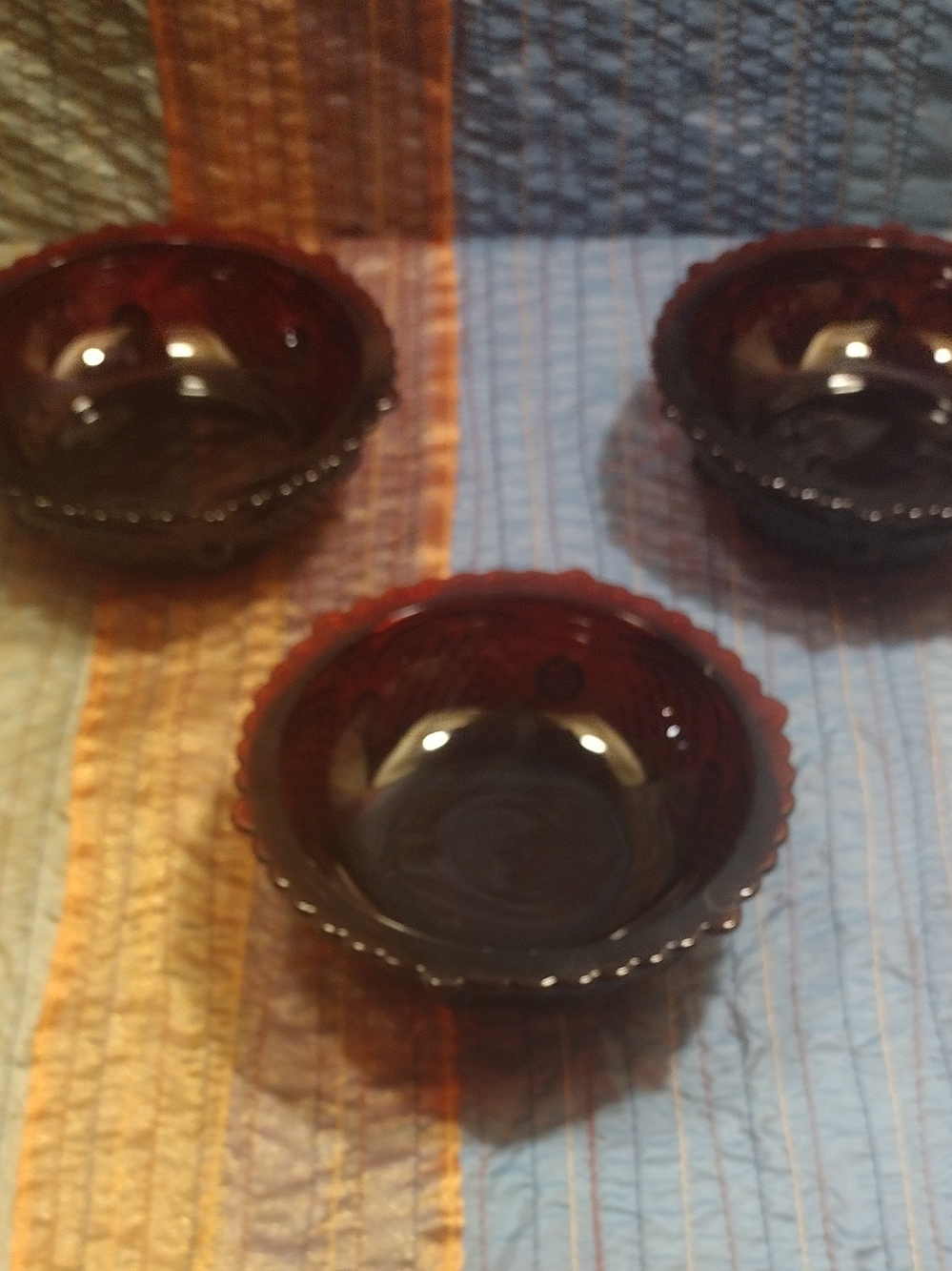 Set of 3 Vintage Avon Cape Cod Small Bowls